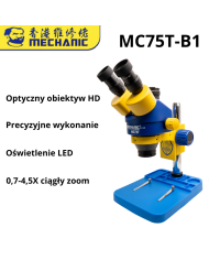 Stereo microscope Triocular Mechanic MC75T