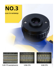 Triocular mikroskop stereo Mechanic MC75T Minionek – idealny do napraw wyświetlaczy i elektroniki