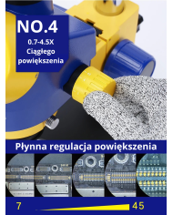 Profesjonalny mikroskop Mechanic MC75T Minionek – sprzęt do serwisów GSM i elektroniki
