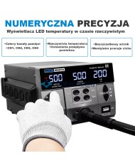 Sugon 8630 Pro Hot Air Soldering Station Kit + 7 Nozzles