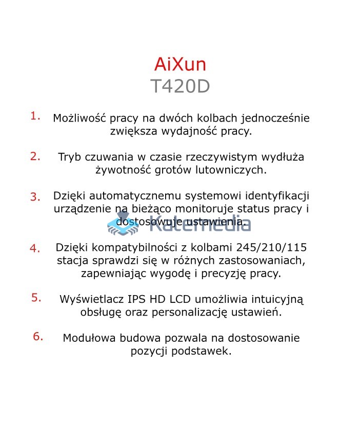 Aixun T420D Soldering Station Dual Channel JBC 115/ 210/245 + 3 Tips JBC + 9 Tips