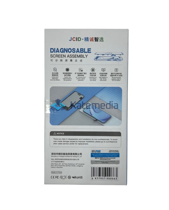 iPhone 14 Pro Display JCID TFT V2 Programmable as Original