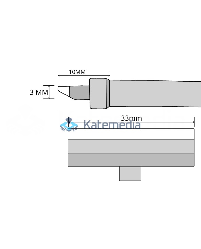 Soldering Tip T12-1405 HK Spatula 32mm
