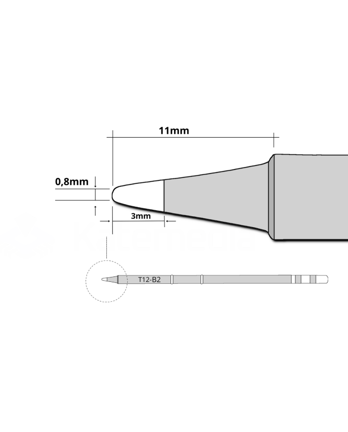 Soldering Tip T12-B2 HK
