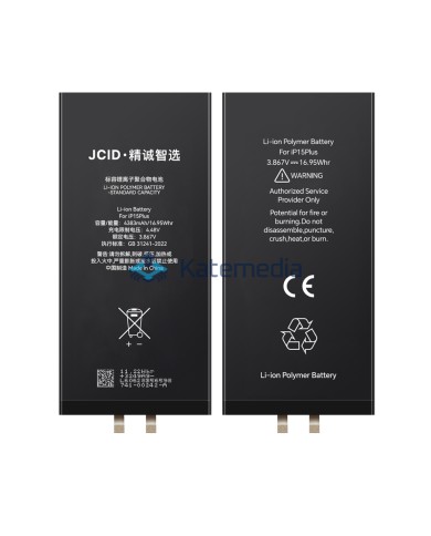 JCID iPhone 15 Plus Battery without BMS tape + Insert