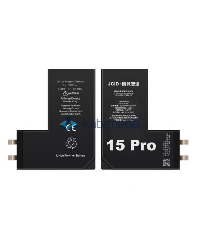 JCID iPhone 15 Pro Battery without BMS tape + Insert