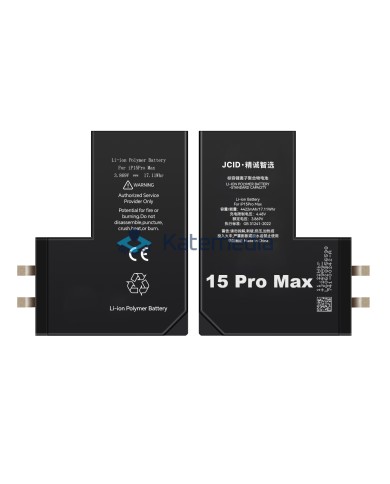 JCID iPhone 15 Pro Max Battery without BMS Tape + Insert