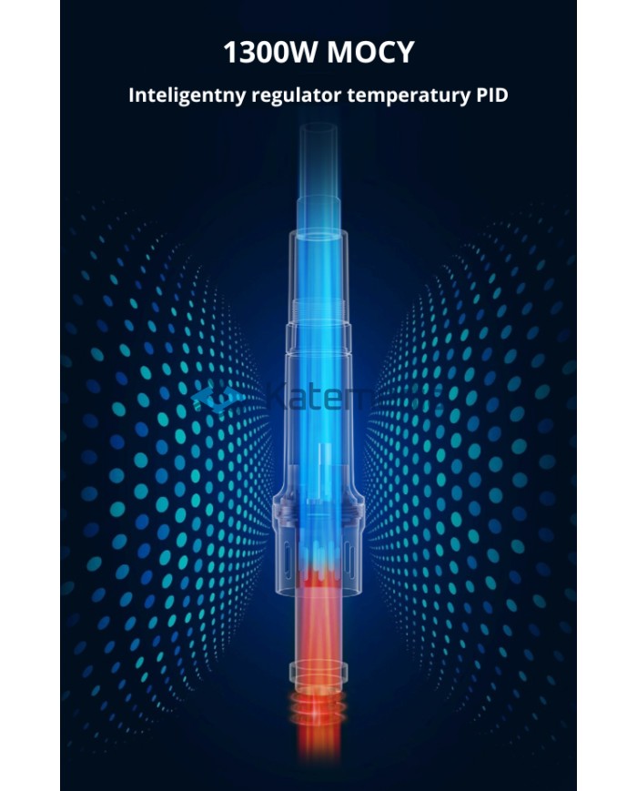 Quick 861 PRO – stacja lutownicza 1300W z 4 dyszami