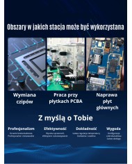 Quick 861 PRO – stacja lutownicza 1300W z 4 dyszami