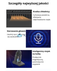 Quick 861 PRO – stacja lutownicza 1300W z 4 dyszami