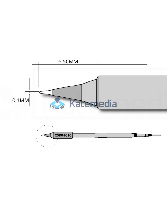 Aixun C080-I010 Straight Soldering Tip