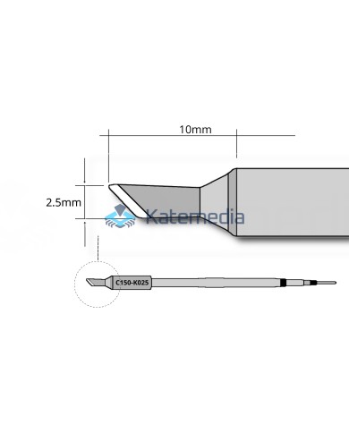 Grot lutowinczy Aixun C150-K025 Nóż