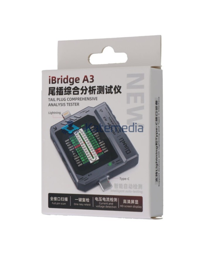 Tester diagnostyczny portu ładowania iBridge A3