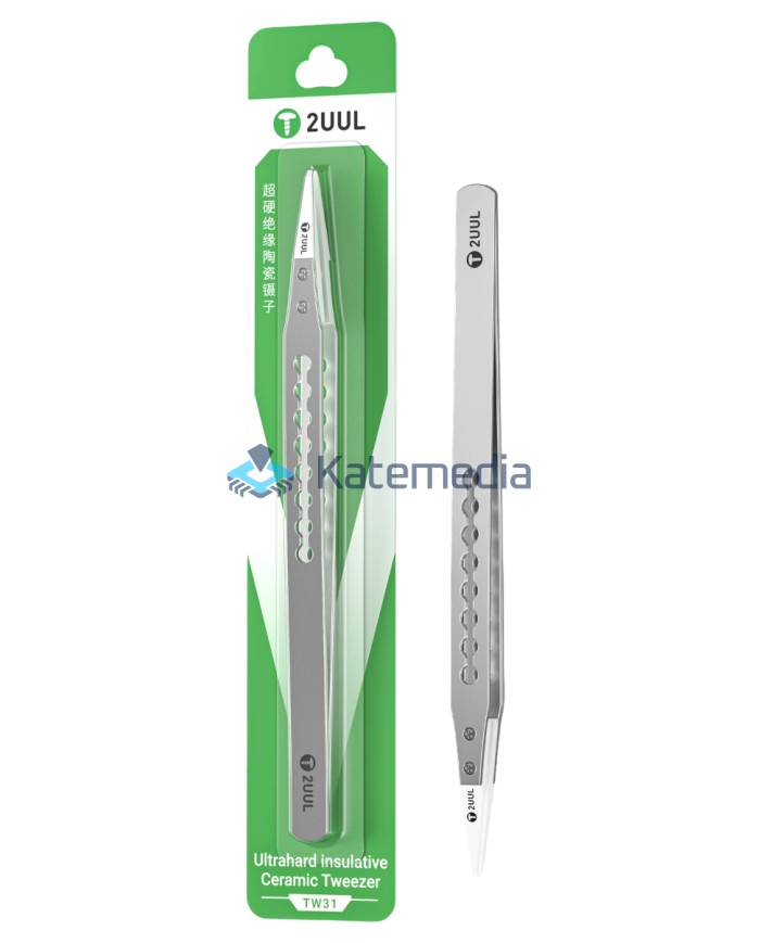 2UUL TW31 – Precision ceramic antistatic tweezers