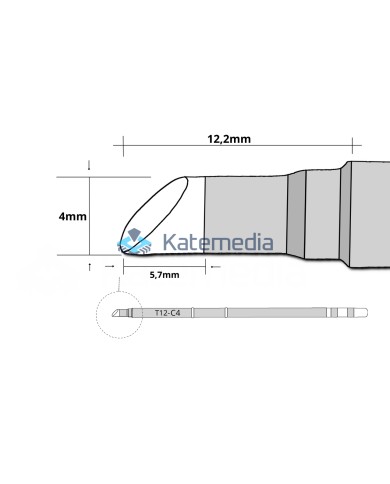 Zestaw 4 Grotów HK T12-BL/K/C4/JL02