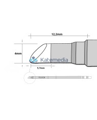 Set of 4 HK T12 Tips BL/K/C4/JL02
