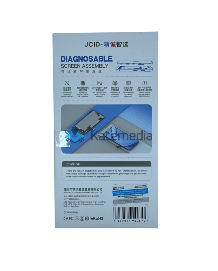 iPhone 14 Pro Max Display JCID TFT V2 Programmable as Original