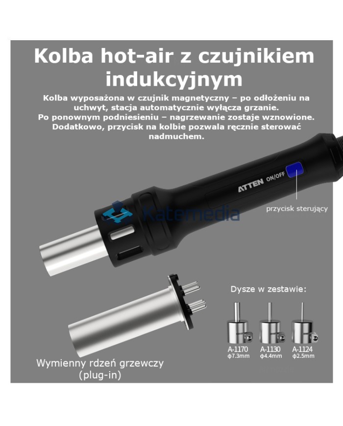 Hot Air Soldering station Atten GT-8100A 1000W