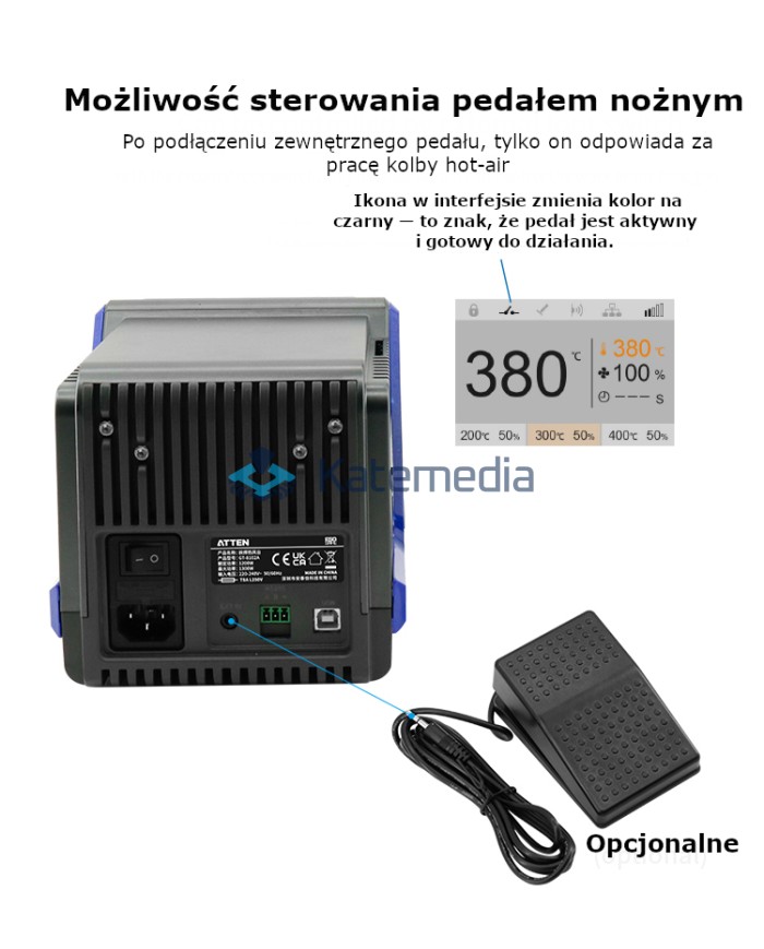 Hot Air Soldering station Atten GT-8100A 1000W