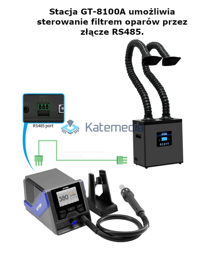 Hot Air Soldering station Atten GT-8100A 1000W