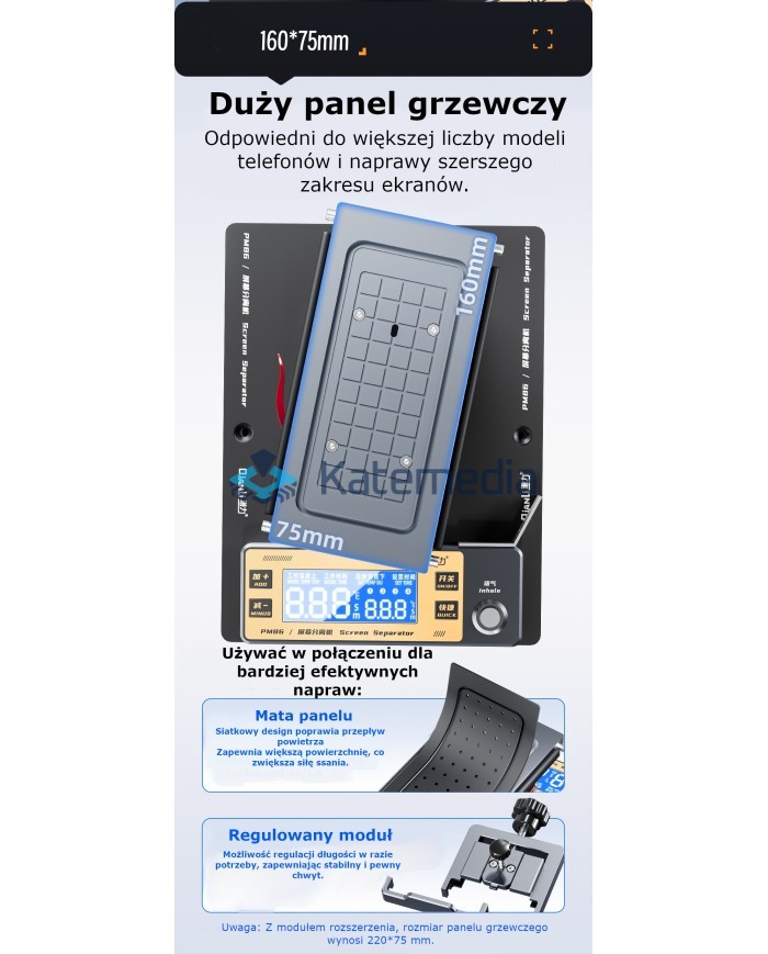 QianLi PM86 - 360 Separator for Screens
