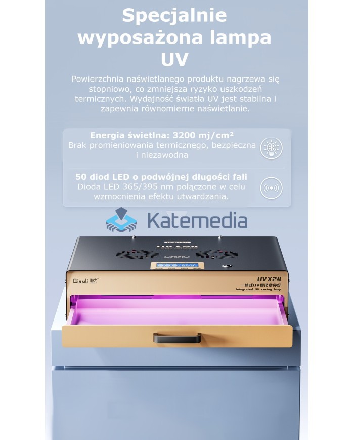 Lampa UV do utwardzania kleju OCA Qianli UVX24