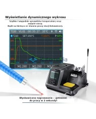Stacja lutownicza Aixun T320 + T210 + 2 Groty