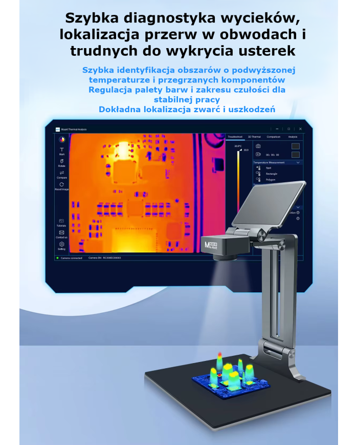 Kamera termowizyjna MAANT Super IR CAM Termowizja