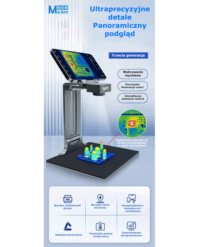 Kamera termowizyjna MAANT Super IR CAM Termowizja