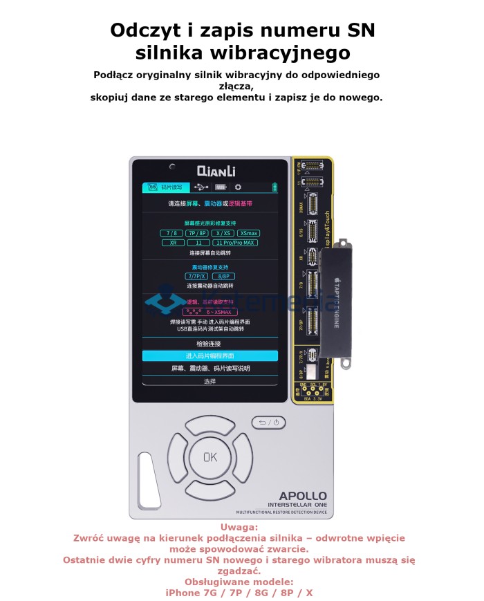 Programator Qianli Interstellar One 6w1 do iPhone