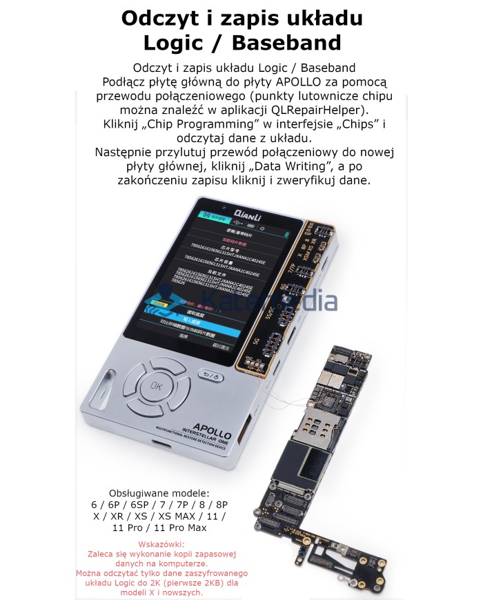 Programator Qianli Interstellar One 6w1 do iPhone