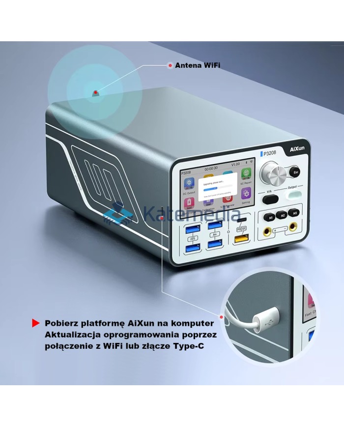 Inteligentny zasilacz regulowany P3208 320W 32V/8A