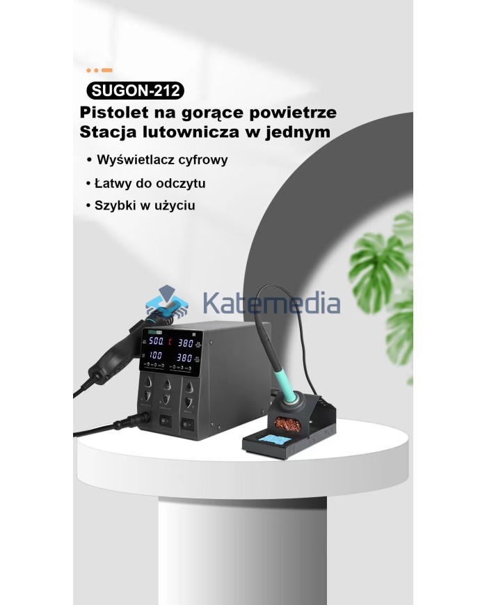 Soldering Station Sugon 212 2 in 1 Hot Air i T12