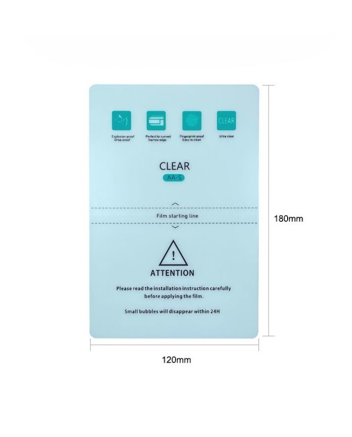 Folia Hydrożelowa Clear AA-S 50 Szt