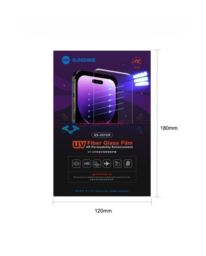 Folia hydrożelowa Sunshine SS-057UR Antyrefleksyjna UV 25 Szt