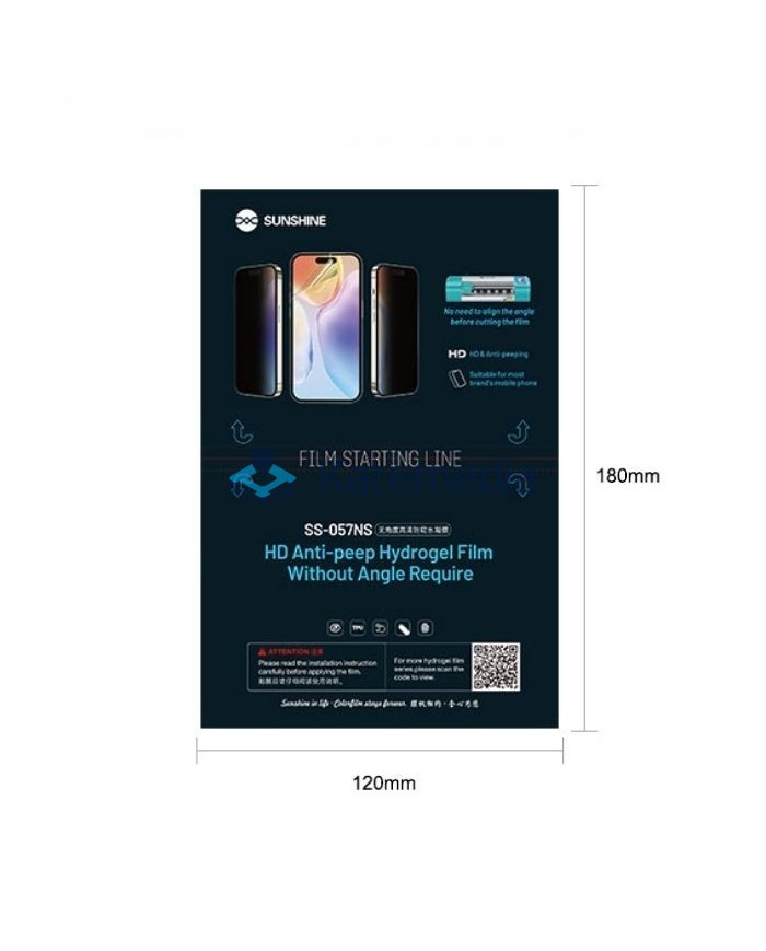 Hydrogel privacy foil Sunshine SS-057NS 50 pcs