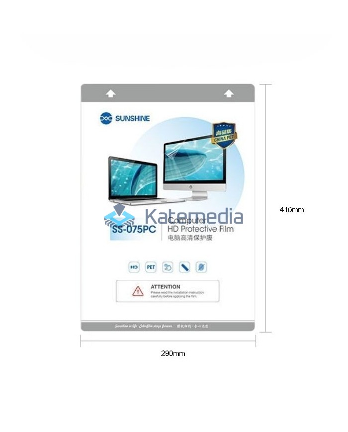 Folia hydrożelowa Sunshine SS-075PC do laptopów 10 szt