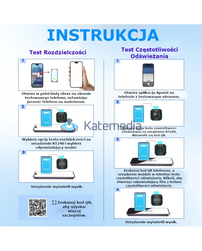 JCID RT240 - Portable Screen Tester