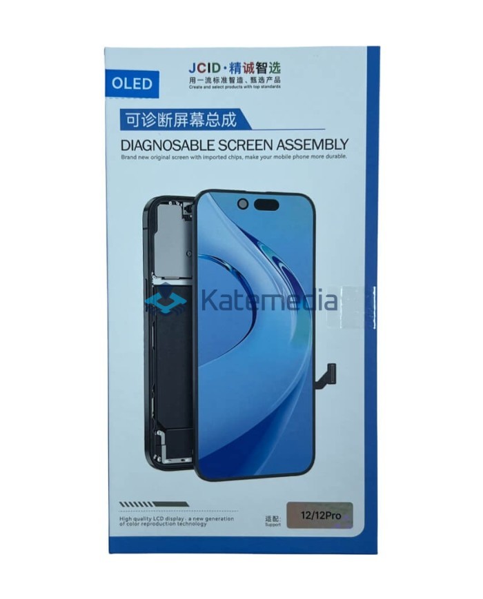 Wyświetlacz IPhone 12 / 12 Pro JCID HARD OLED Programowalny jako Oryginał