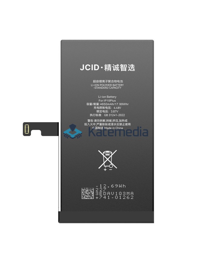 JCID Diagnosable HC Battery for iPhone 15 Plus
