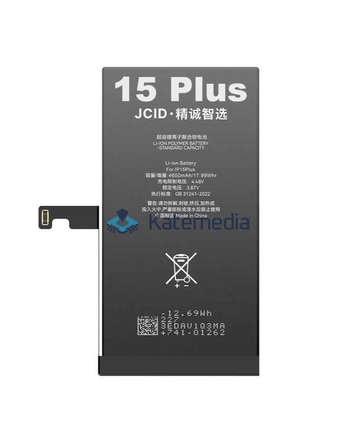 JCID Diagnosable HC Battery for iPhone 15 Plus