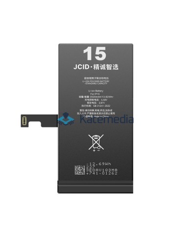 Bateria JCID HC z możliwością przypisania iPhone 15