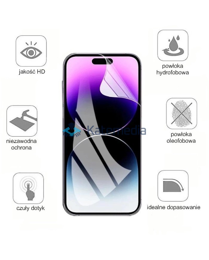 Hydrogel foil for chosen mobile phone