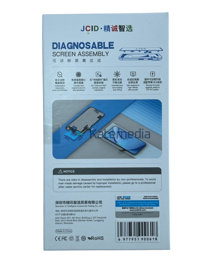 Wyświetlacz IPhone 15 Pro Max JCID TFT V2 Programowalny jako Oryginał