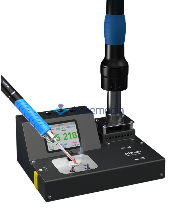 AiXun DT02 temperature tester, 2-in-1 calibrator for soldering iron and hot air