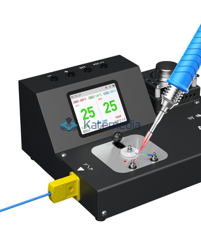 AiXun DT02 temperature tester, 2-in-1 calibrator for soldering iron and hot air