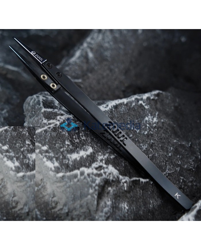 2UUL Black K Precision Ceramic Tweezers
