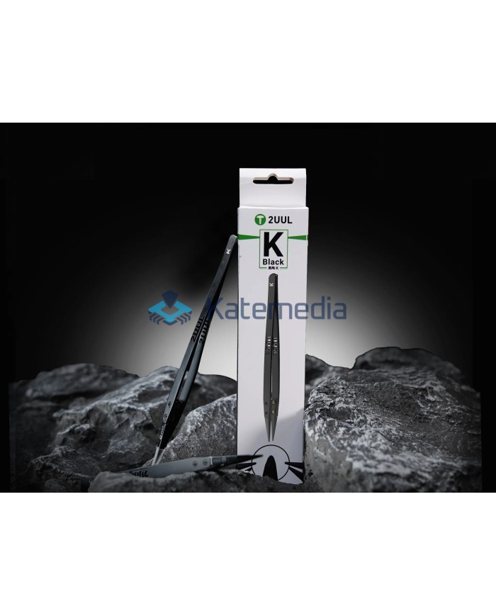 2UUL Black K Precision Ceramic Tweezers