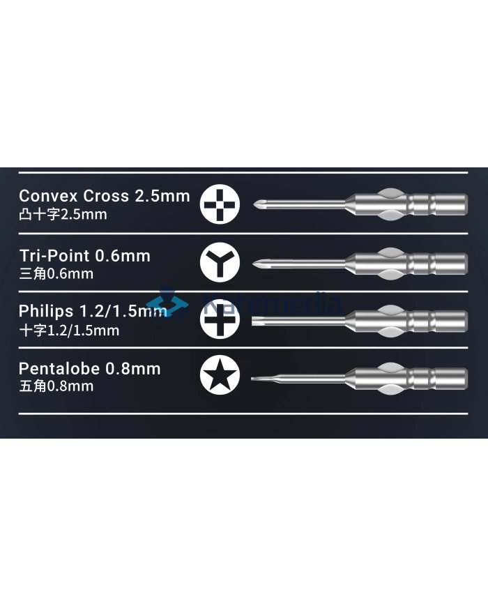 2UUL KAKA and ESPRESSO screwdriver bit set