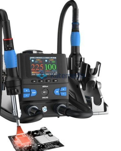 Aixun H414D 1400W Dual-Channel Hot Air Soldering Station
